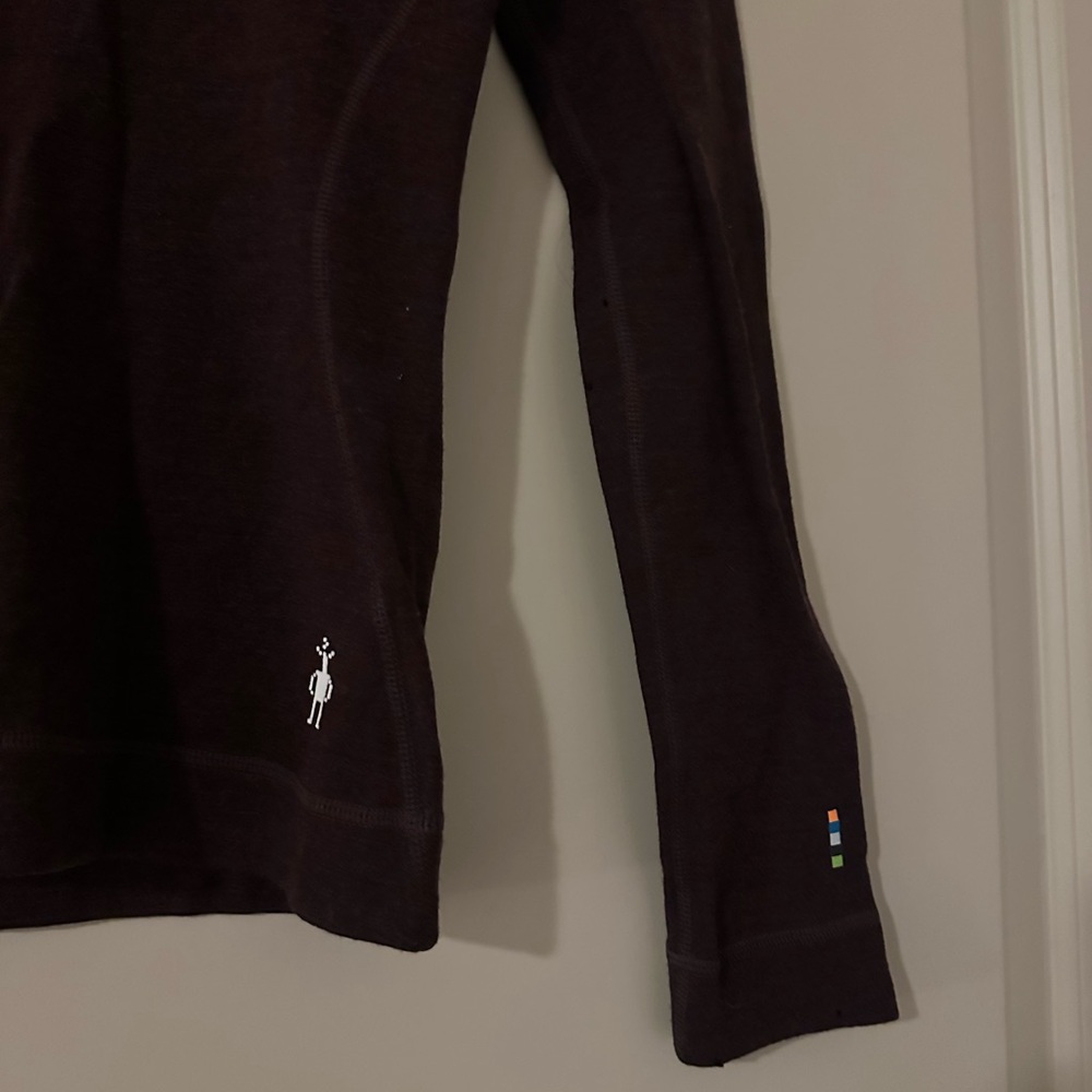 Smartwool Women's Long Sleeve Crew Neck Top - Plum - Picture 3 of 8
